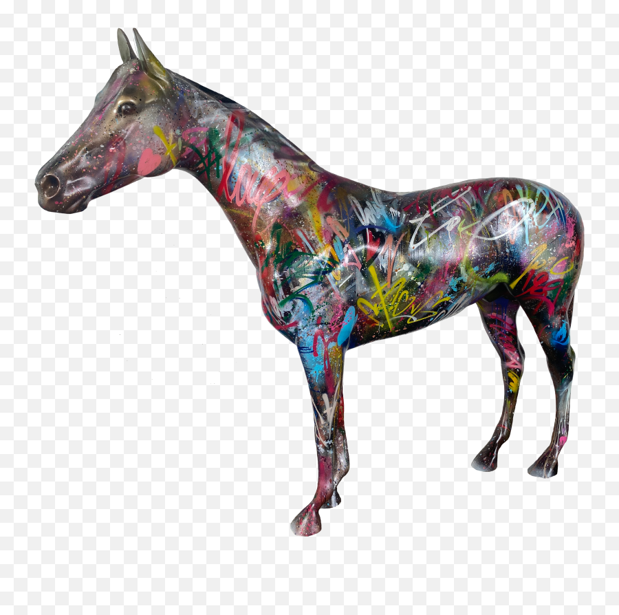 Painted Horses Auction - 75th Pin Oak Charity Horse Show German Shorthaired Pointer Black Emoji,Horse Emotions