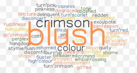 Synonyms And Related Words - Dot Emoji,Color Emotions Embarrisment