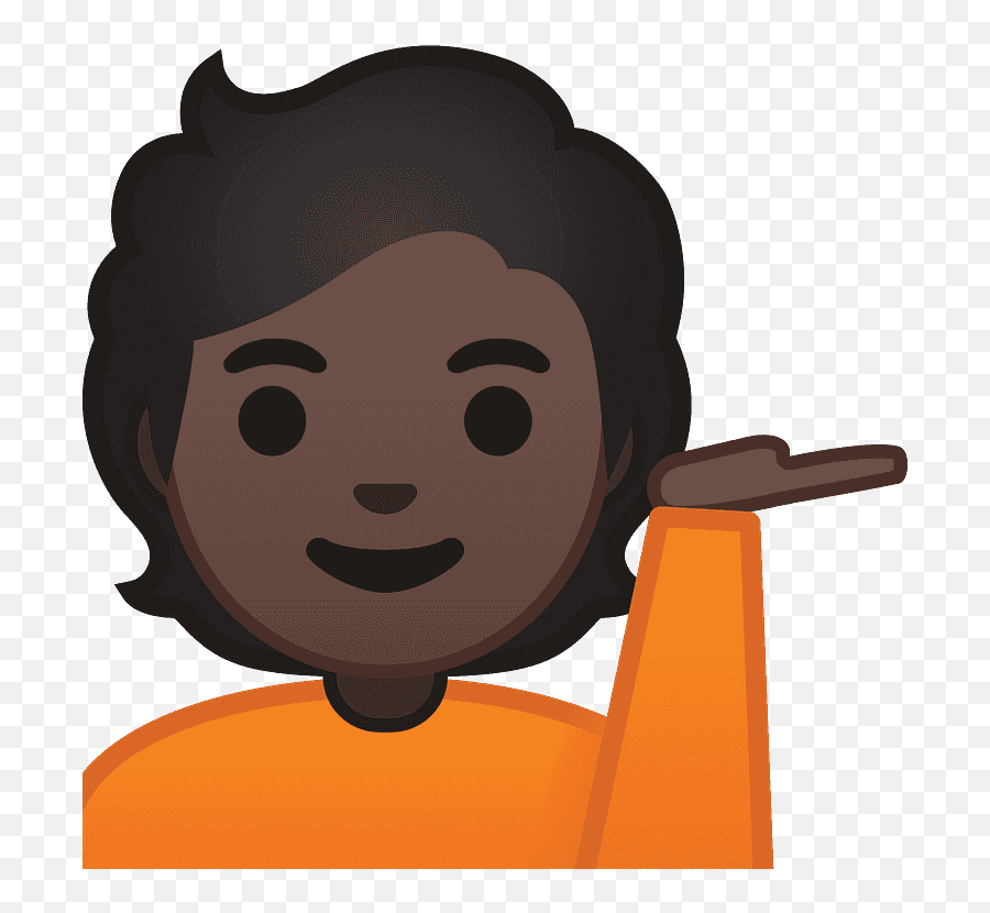 Dark Skin Tone Emoji - Demostrador Persona,Black Person Emoji
