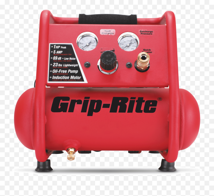 1 Gallon Ultra Quiet Compressor - Grip Rite Compressor Emoji,Emotion Machine 175 Compressor