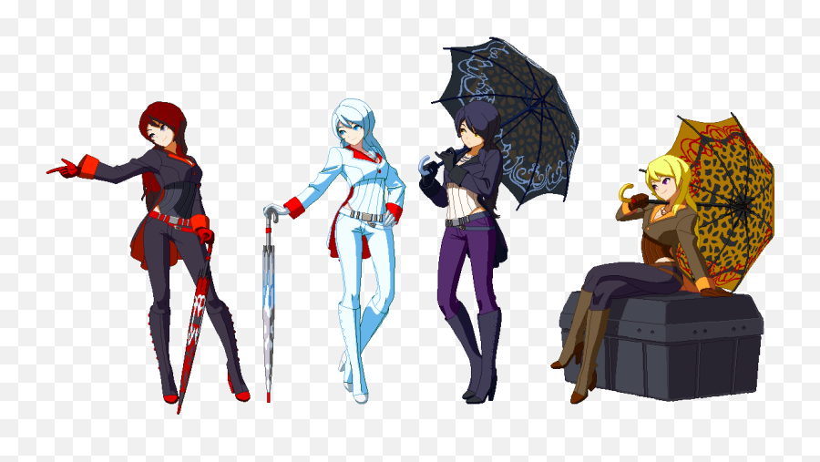 Team Rwby With Team Rwby Colors - Team Rwby And Neo Emoji,Why Must You Play This Game Of Emotions Rwby
