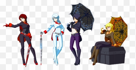 Team Rwby With Team Rwby Colors - Team Rwby And Neo Emoji,Why Must You Play This Game Of Emotions Rwby
