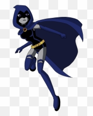 Tt Raven Flying By Glee Chan - D61pfe2 Teen Titans Raven Transparent Raven Teen Titans Png Emoji,Teen Titans Raven Emotion Scence