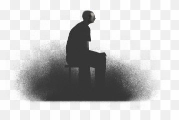 The Year You Healed Your Therapist - Sitting Emoji,Hiding Emotions Silhouette