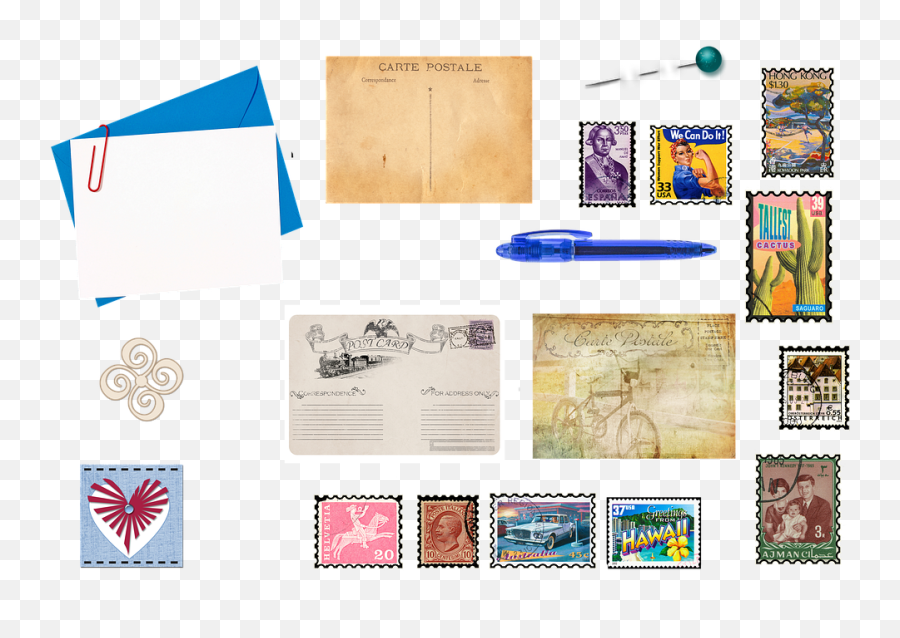 Free Photo Stationery Stamp Postage Pin Emoji,Craft Emotions Stamps