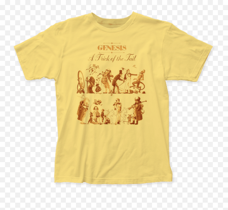 Genesis A Trick Of The Tail T - Shirt Genesis T Shirt Trick Of The Tail Emoji,Dave The Barbarian Emoticon Stickers