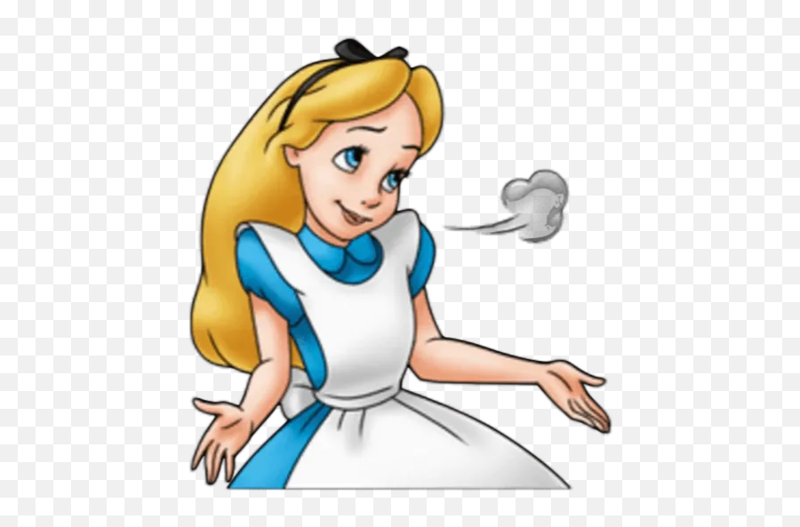 Alice In Wonderland Stickers For Whatsapp - Alicia En El Pais De Las Maravillas Para Sticker Emoji,Alice In Wonderland Emojis