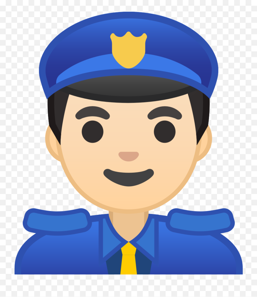 Police Officer Emoji With Light Skin Tone Meaning And,Flashing Police Light Emoticon
