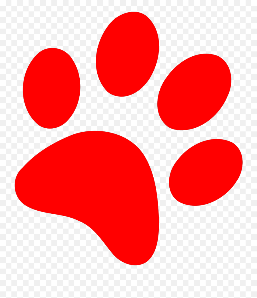 Brown Paw Print Png Svg Clip Art For Web - Download Clip Red Paw Print Clip Art Emoji,Paw Prints Emoji