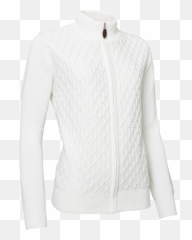 Abacus Sportswear White Knitted Golf Cardigan - Avondale Emoji,Emojis For Knitters
