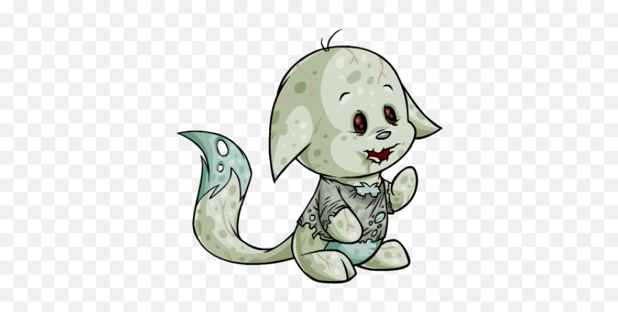 Zombie Kacheek Rainbow Pool Neopets Wardrobe Emoji,Zombie Emotions