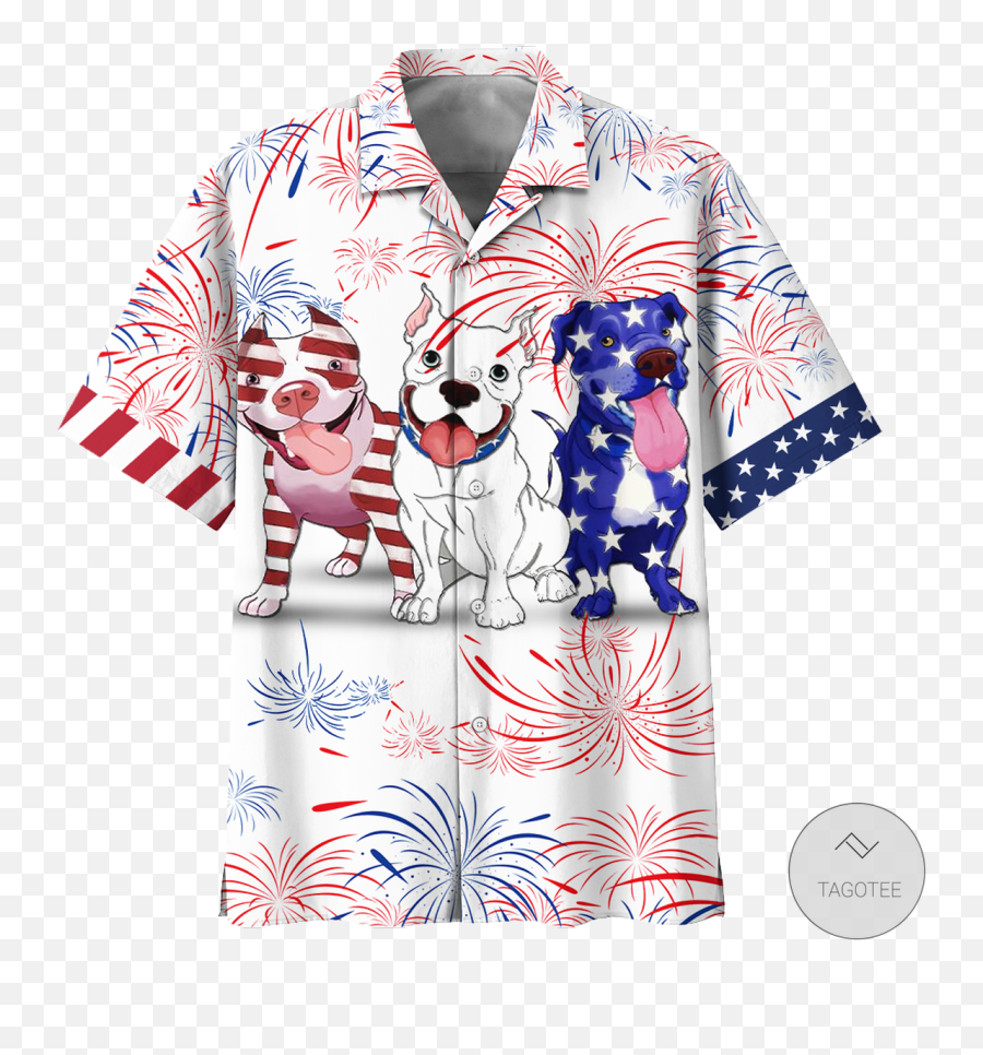 German Shepherd Fireworks Independence Day Hawaiian Shirt Emoji,Pitbull Emotion