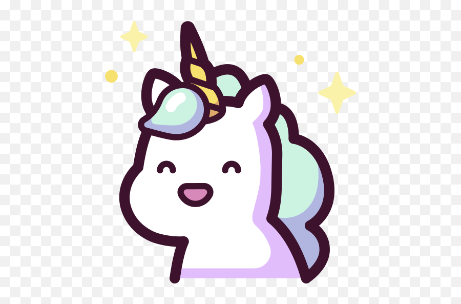 Unicorn - Free Animals Icons Emoji,Fairtale Emoji