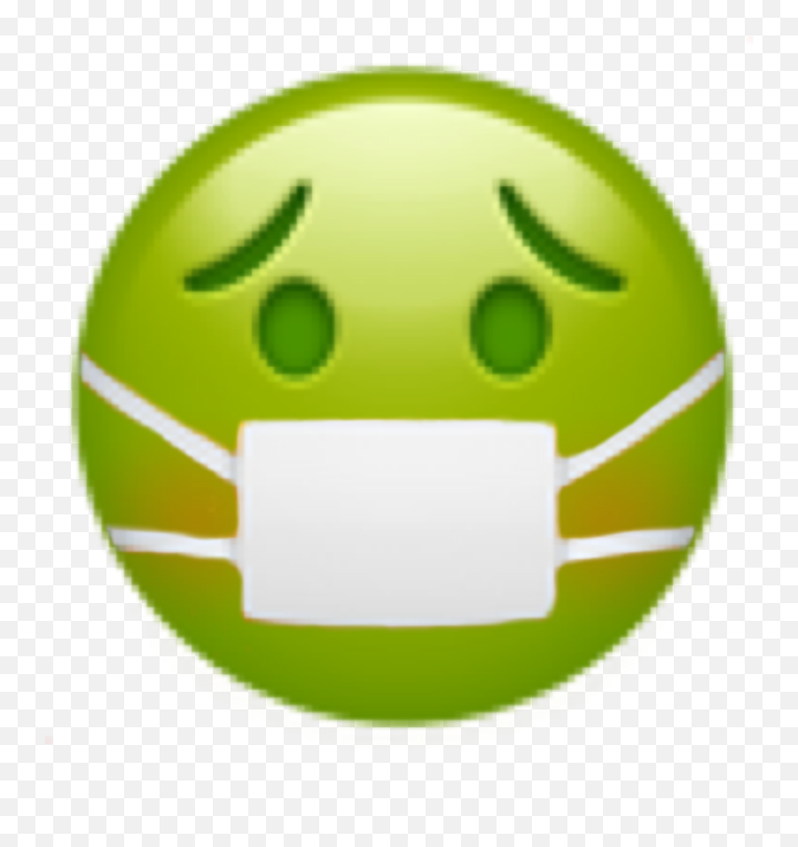 Emoji Sick Sickness Sticker - Yuck Emoji,Green Sick Emoji