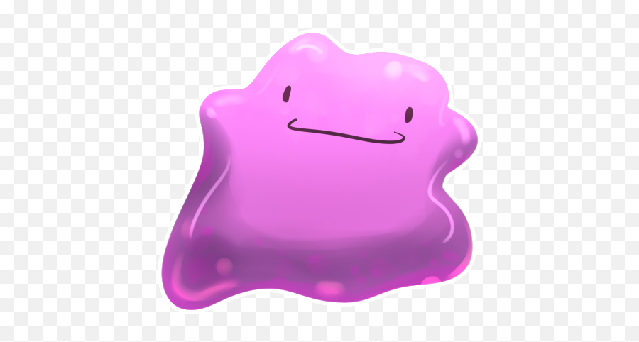 The Original Pokemon Community - Ditto Chibi Emoji,Ditto Emoticon