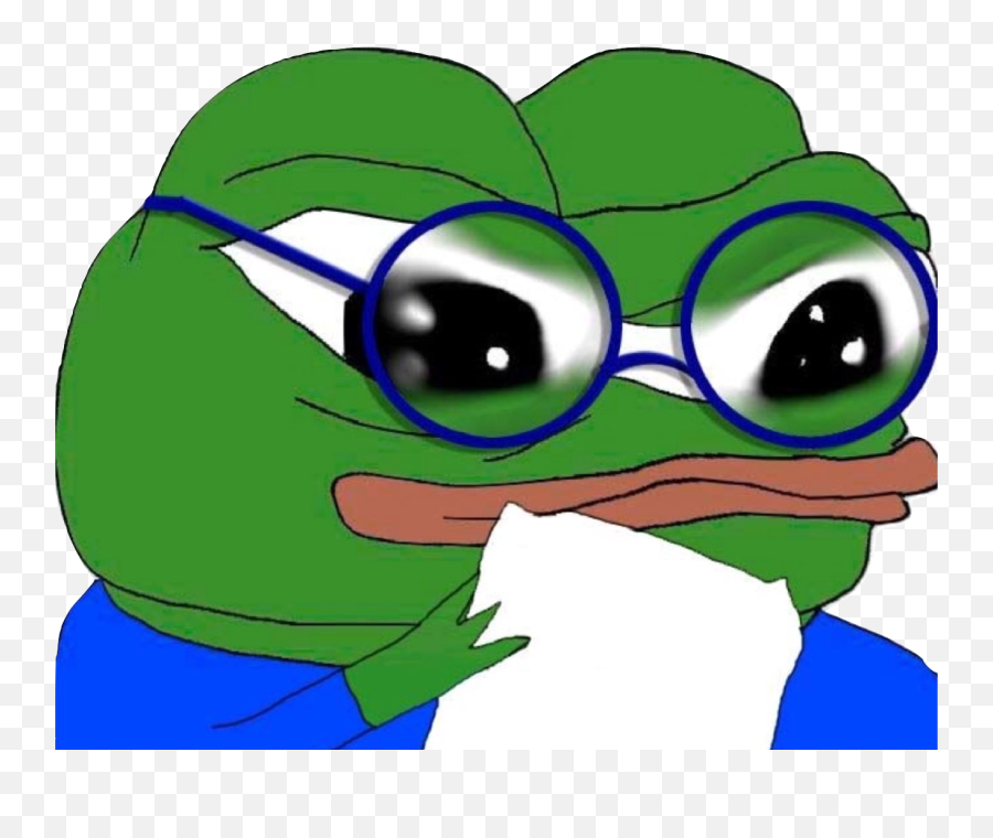 Pepenerd - Discord Emoji Pepe Smart,Nerd Emoji