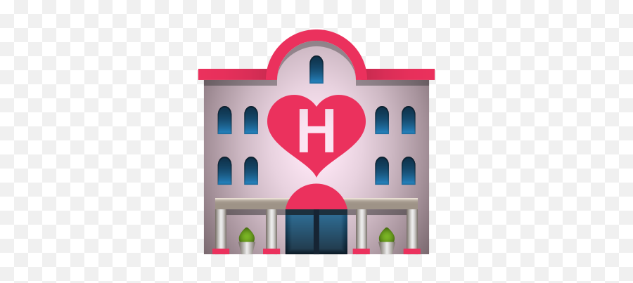 Love Hotel Icon - Love Hotel Emoji Apple,Vacation Emoji