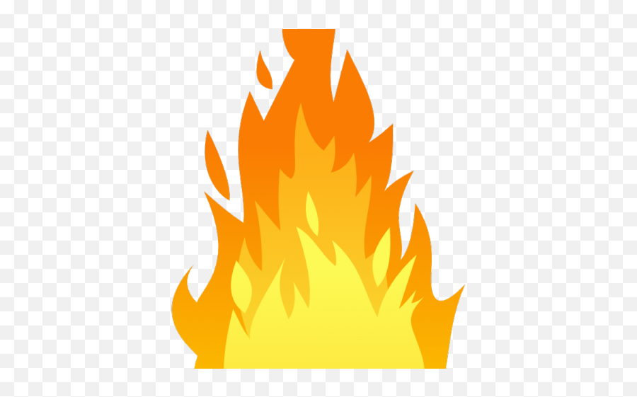 Download Hd Fire Flames Clipart Realistic Fire Flame - Fire Ball Png Cartoon Emoji,Flames Emoji
