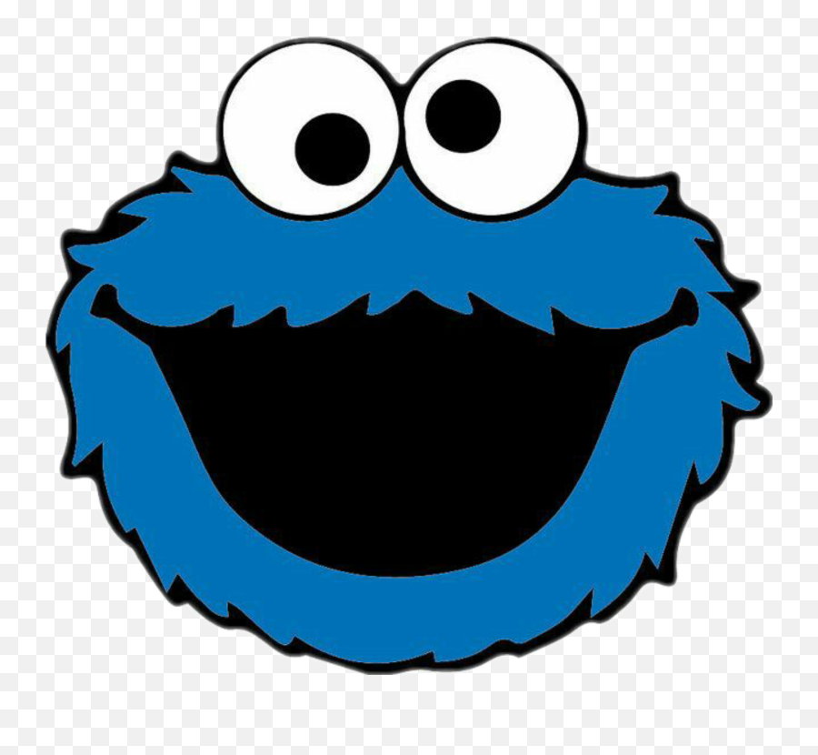 Cookiemonster Sticker - Cookie Monster Png Emoji,Cookie Monster Emoticon