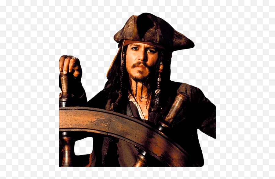 Jack Sparrow 1 Stickers For Whatsapp - Jack Sparrow Sticker Whatsapp Emoji,Sparrow Emoji