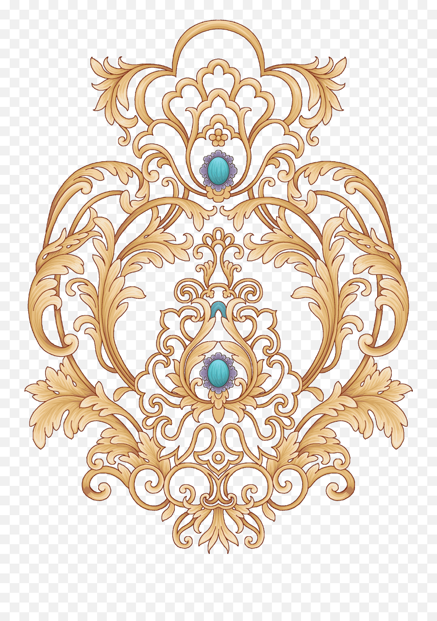 Ornament Drawing Baroque Frames - Decorative Emoji,Sardar Emoji