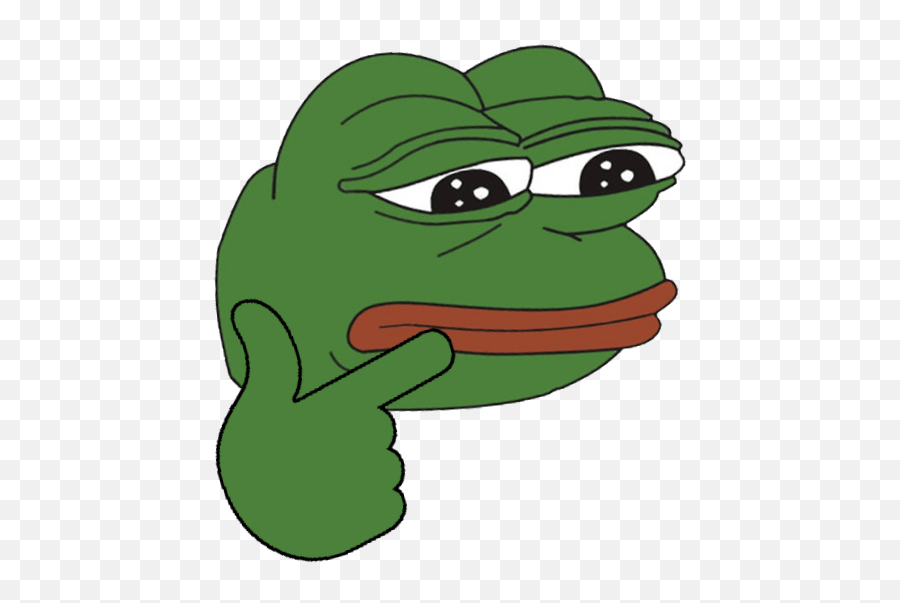 Pepe Face Png - Instabuttons Sad Pepe The Frog 225 Pinback Emoji Pepe Png,Sad Thinking Emoji