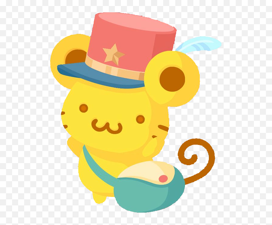 Scone Pompompurin Mouse Sticker - Costume Hat Emoji,Scone Emoji