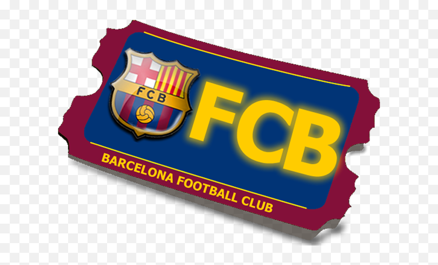 Ticket Clipart Football Ticket Ticket Football Ticket - Fc Barcelona Tickets Emoji,Fc Barcelona Emoji