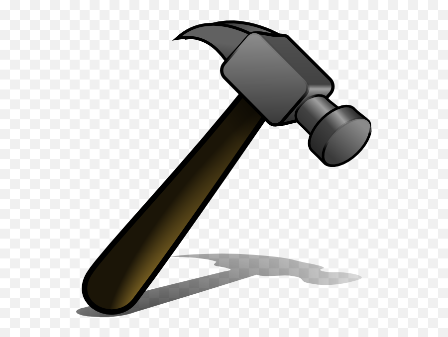 Hammer Clipart Building Tool Hammer - Clipart Hammer Emoji,Thor's Hammer Emoji