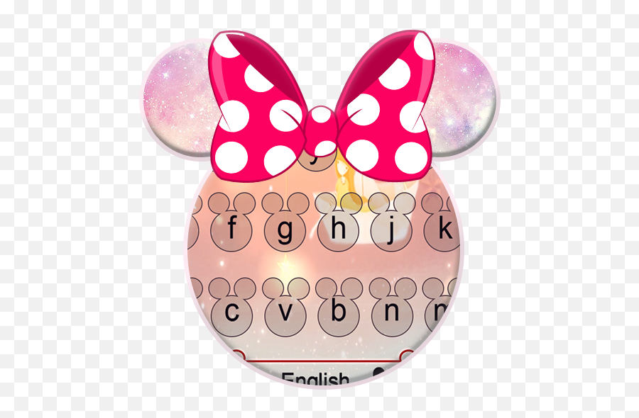 Pink Bow Minnies Keyboard - Minnie Mouse Emoji,Como Sao Os Emojis Do S6