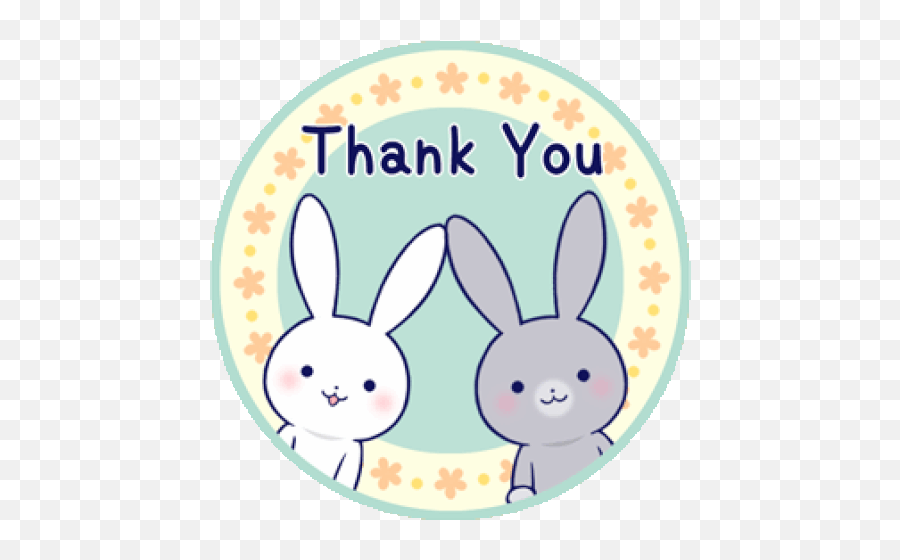 Gifts - Thank You Rabbit Animated Gif Emoji,Happy Emoji Welcom
