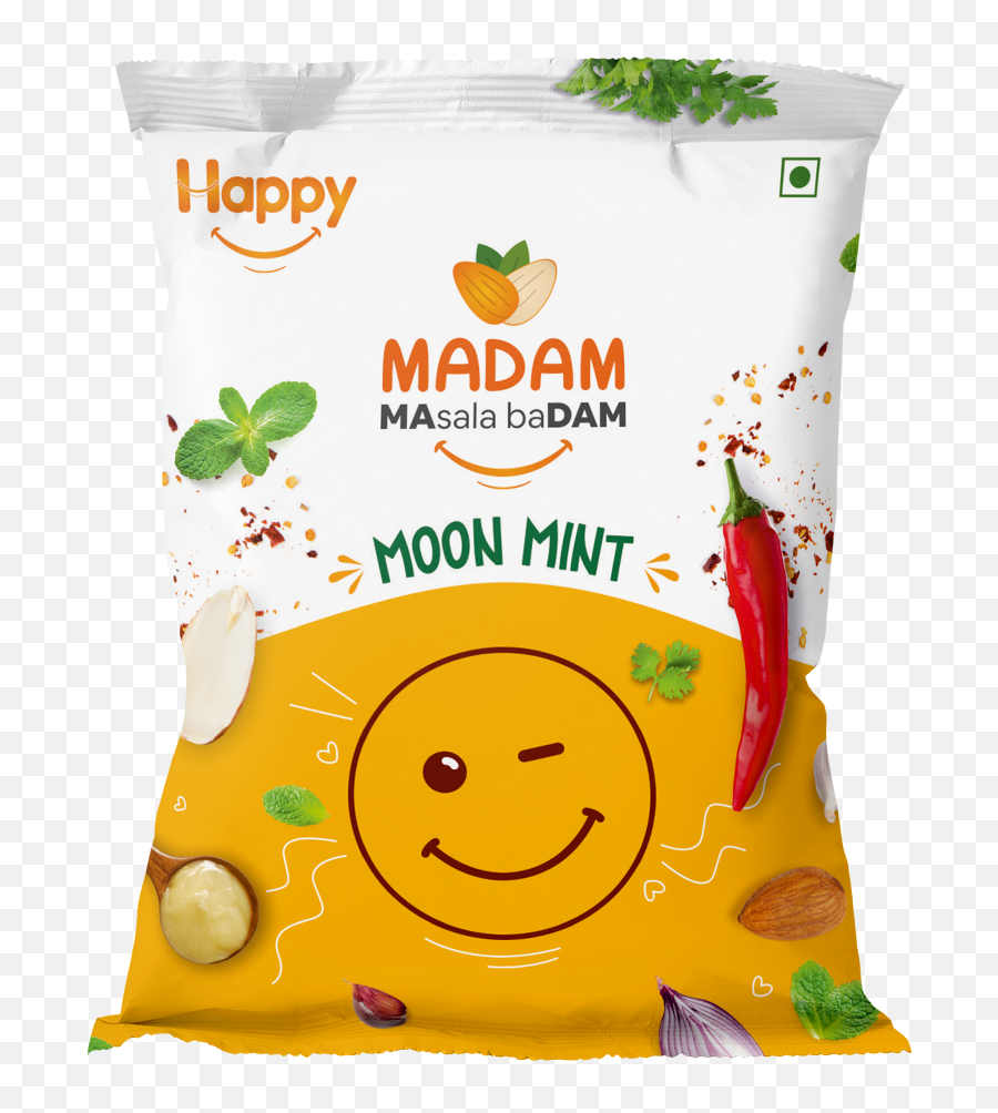 Energy Bars In India Happy Bars Taps Into Health Trend With - Happy Madam Masala Badam Emoji,Sleeping Cow Emoticon