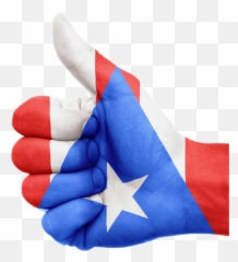 Puerto Rico Flag Hand Prid - Mano Bandera De Puerto Rico Emoji,Puerto Rico Emoji