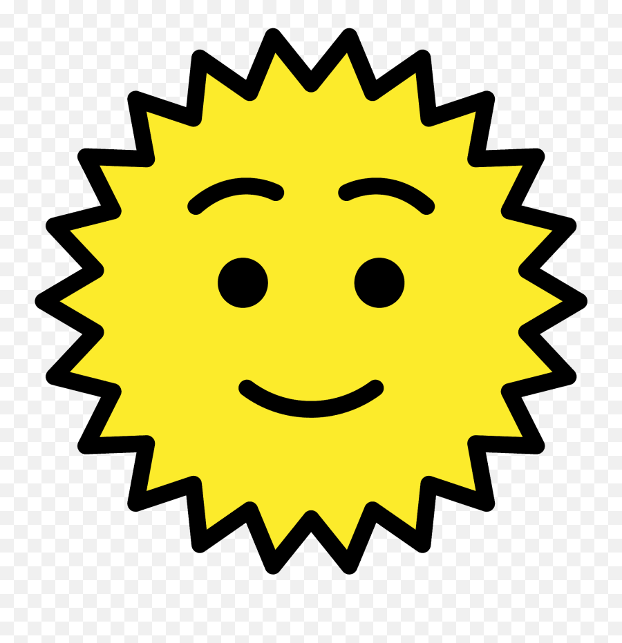 Sun With Face Emoji Clipart Free Download Transparent Png - Its Gone Its Gone,Snowman Emoticons