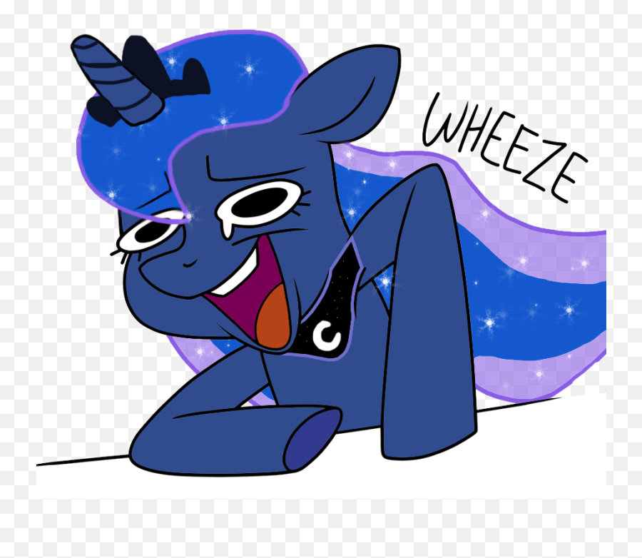 Safe Princess Luna Alicorn Female - Luna Wheeze Emoji,Bottled Up Emotions Meme