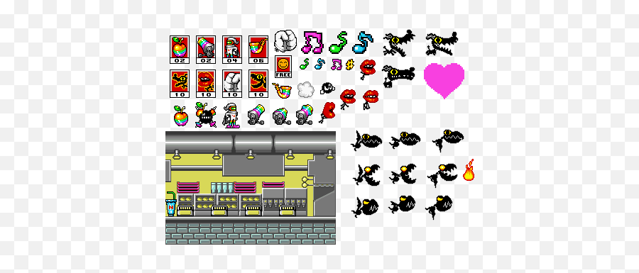 Wario Land 4 Sprite Sheets - Spriters Resource Wario Land 4 Emoji,Wario Flexing Emoticon