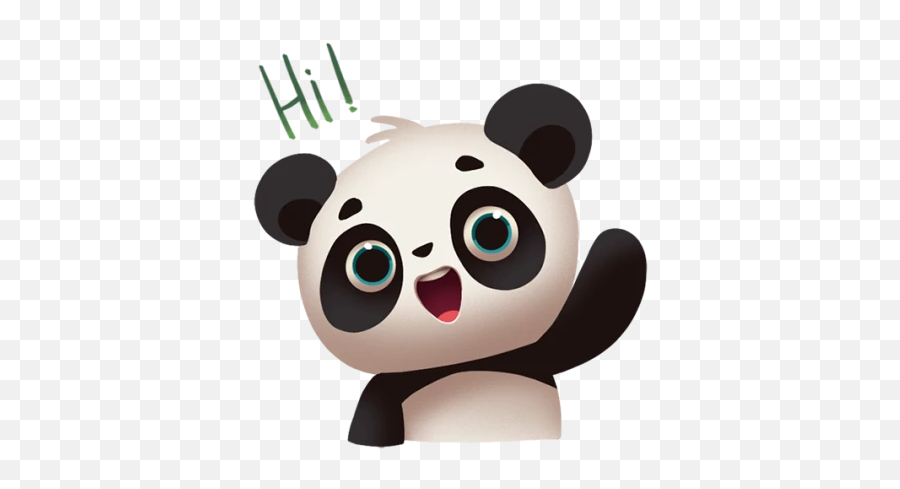 120 Hi Or Bye Ideas Cute Gif Line Sticker Hello Gif - Panda Stickers Emoji Png,Llama Emoticons Deviantart