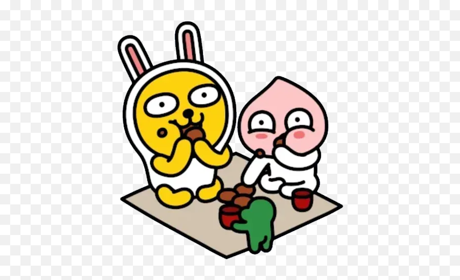 Emoticon Winner - Kakao Eating Emoji,Kakao Emoticon