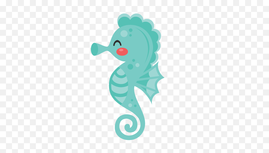 Seahorse Svg Scrapbook Cut File Cute Clipart Files For - Seahorse Clipart Cute Emoji,Facebook Emoticons Seahorse