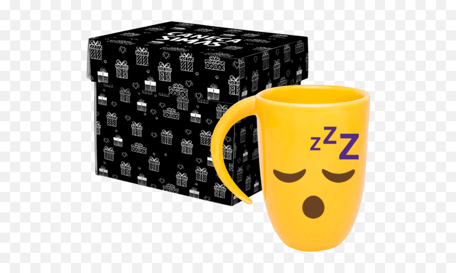 Caneca Emoji Dormindo - Copo De Cerveja Com Oculos,Emoji Sleepwear