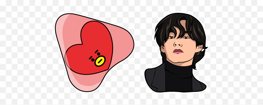 Bt21 Characters Names Bts - Bts Cursor Emoji,Jimin Bts Emojis