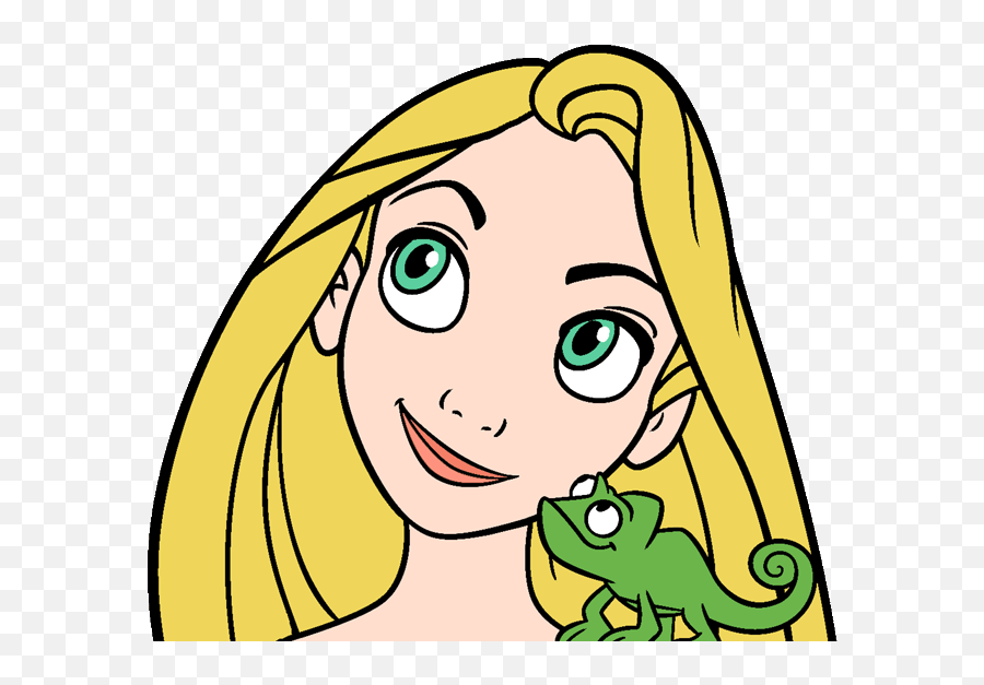 Rapunzel Clipart Face Rapunzel Face - Disney Rapunzel Clipart Emoji,Tangled Emoji