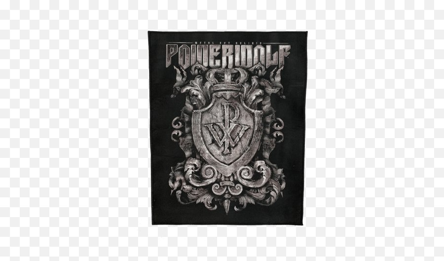 Official Powerwolf Shop Emoji,Black Metal Music Emoticon Sticker