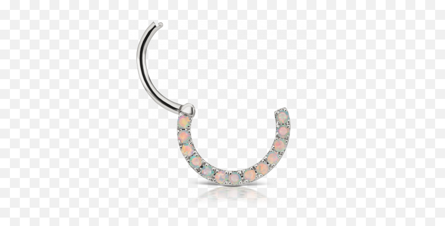 Daith Earrings - Jewelry For Daith Piercings Maria Tash Emoji,Emotions Cubic Zirconia 10k Gold Heart Ring - Made With Swarovski Zirconia