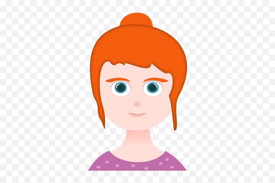 Flashcards In French - Les Couleurs Emoji,Red Hair Lady Emoji