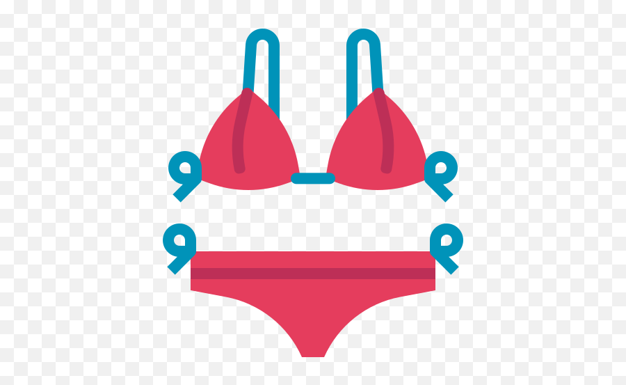 Bikini - Free Fashion Icons Emoji,Swimming Emoji White