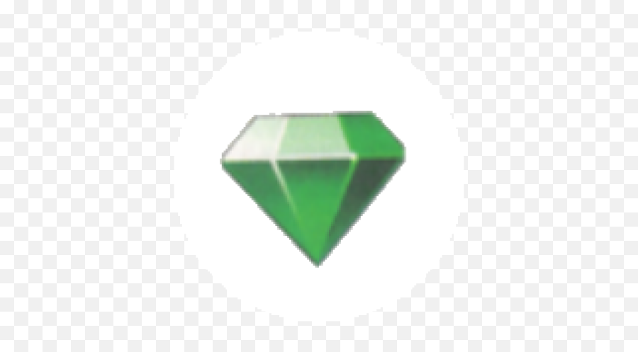 Green Chaos Emerald - Roblox Emoji,Green Up Triangle Emoji