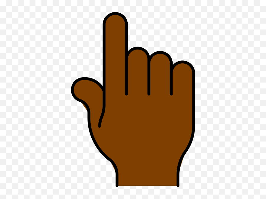 Hand Pointing African Clip Art At Clkercom - Vector Clip Emoji,Hand Pointing Down Emoji