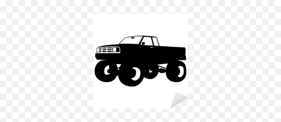 Sticker Monster Truck - Pixershk Emoji,Truck Emoji