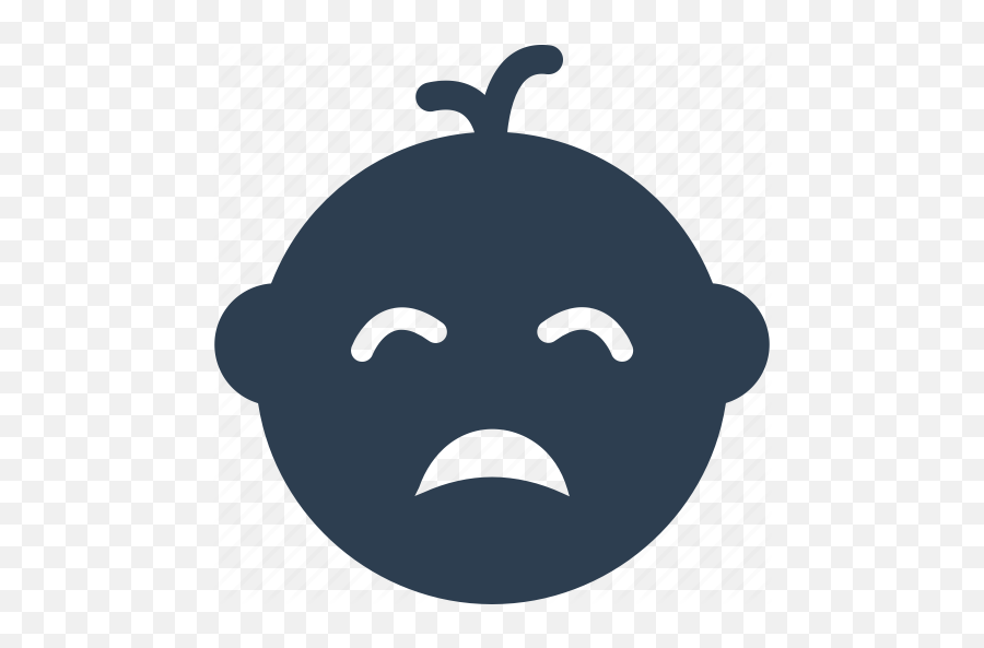 Baby Tantrum Baby Weeping Crying Baby Sad Baby Unhappy Baby Icon - Download On Iconfinder Happy Emoji,Babyhome Emotion Stroller
